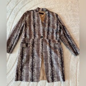 Size S Blank NYC Snake Print Coat